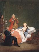 Pietro Longhi The Morgenschokolode oil painting